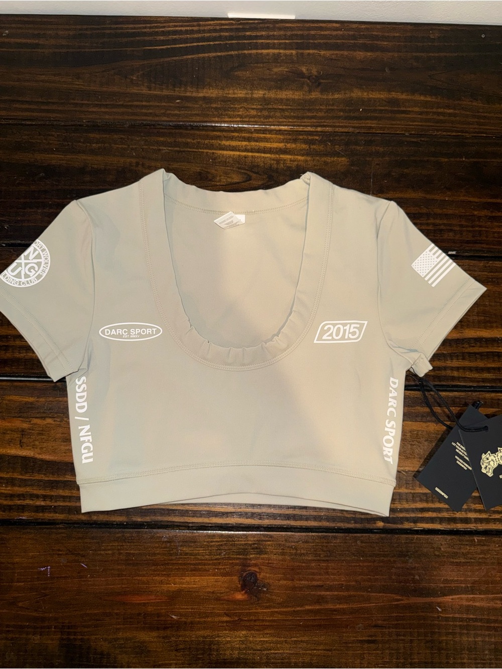 Darc Sport She line crop top faster grace workout shirt